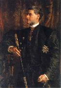 Jan Matejko Portrait of Alfred Potocki oil painting on canvas